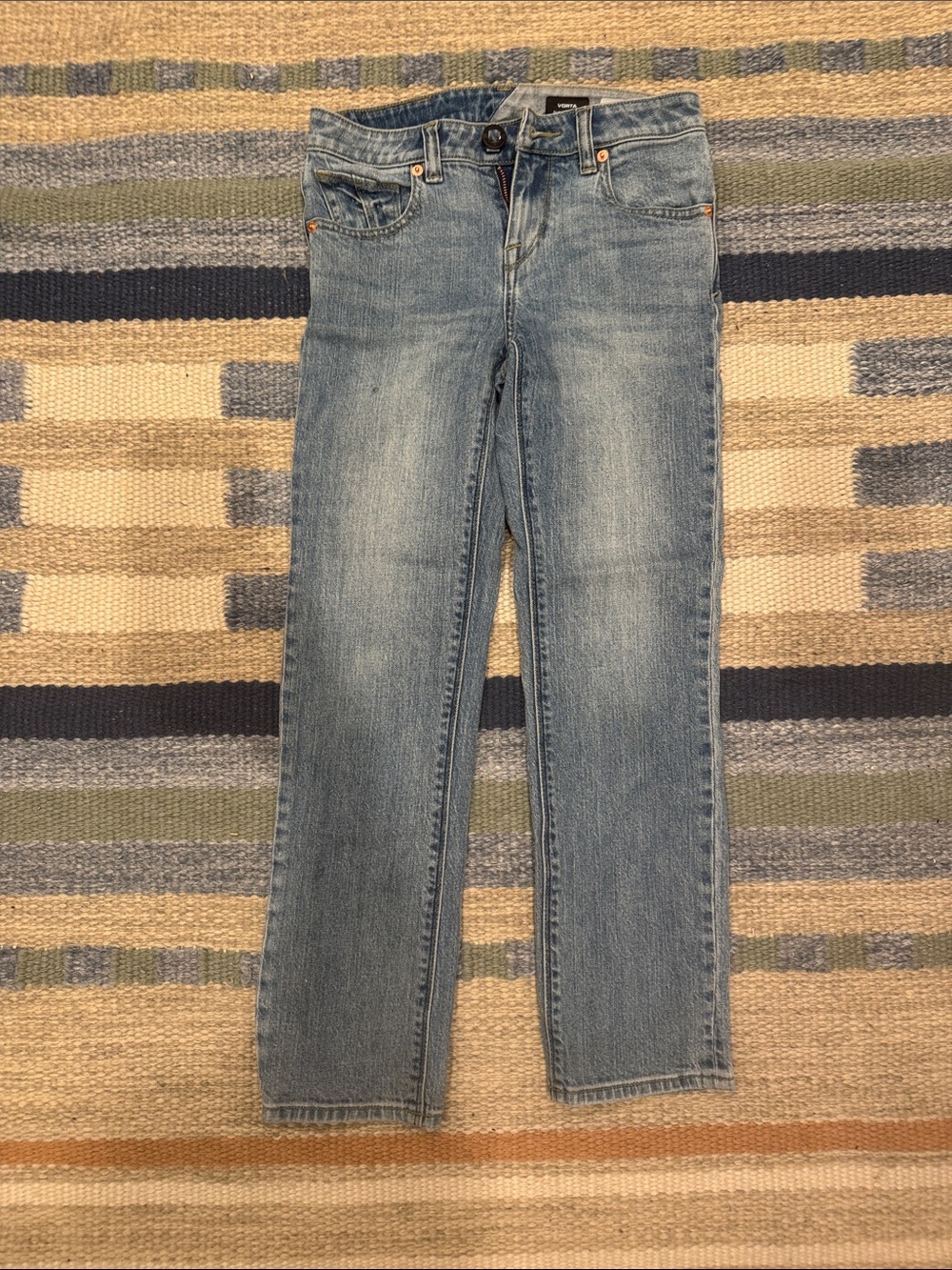 Volcom Light Blue Slim Straight Jeans